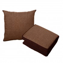 1 PCS Home/Office/Car Decor Multipurpose Signature Cotton Pillow/Quilt Brown