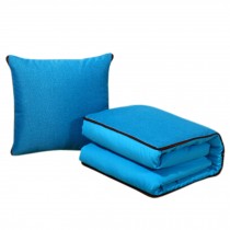1 PCS Home/Office/Car Decor Multipurpose Signature Cotton Pillow/Quilt Blue
