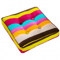 Square Soft Comfortable Chair Seat Cushion Pad Pillow Floor Cushion, Colorful