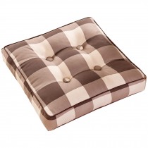 Square Comfortable Soft Chair Cushion Seat Pad Pillow Floor Cushion, Coffee