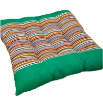 Comfort Soft Square Chair Cushion / Pad Seat Cushion Pillow Floor Cushion, Green