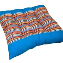 Comfort Soft Square Chair Cushion / Pad Seat Cushion Pillow Floor Cushion, Blue