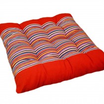 16"x16" Soft Square Chair Cushion / Pad Seat Cushion Pillow Floor Cushion, Red
