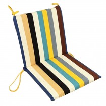 Soft Home/Office Seat Cushion High Back Chair Cushion Fashion Stripe,Brown&White