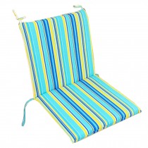 Soft Home/Office Seat Cushion High Back Chair Cushion Fashion Stripe,Blue