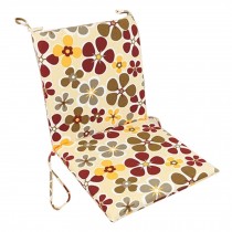 Soft Home/Office Seat Cushion High Back Chair Cushion Romantic Clover,Brown