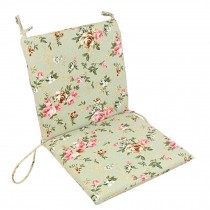 Soft Home/Office Seat Cushion High Back Chair Cushion Romantic Rose,Green