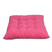 Indoor/Outdoor Soft Home/Office Squared Corduroy Seat Cushion,Pink