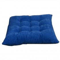 Indoor/Outdoor Soft Home/Office Squared Corduroy Seat Cushion,Blue