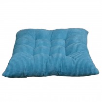 Indoor/Outdoor Soft Home/Office Squared Corduroy Seat Cushion,Light Blue