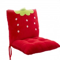 Plush Chair Sofa Cushion Students' Thicker Cushion Office Chair Cushion Red