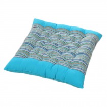 Perfect Soft Home/Office Square Seat Cushion Chair Pad Floor Cushion Stripe Blue