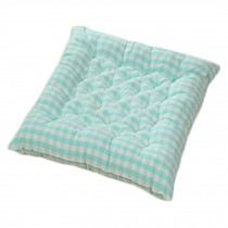 Perfect Soft Home/Office Square Seat Cushion Chair Pad Floor Cushion Blue Grid