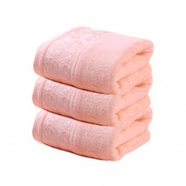 Cotton Soft Hotel/Spa Bath Towel Strong Water Absorption,Printing Orange,1 piece