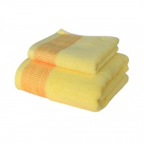 Soft Hotel/Spa Bath Towel,Cotton Towel Strong Absorbency Yellow