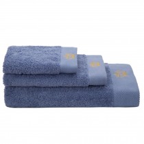 Soft Hotel/Spa Bath Towel,Strong Absorbency,Cotton Towel Set(Blue)