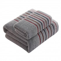 2 Piece Luxury Cotton Soft Hotel/Spa Bath Towel Bath Sheets,Gray
