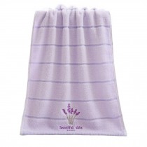 Lavender Strong Absorbency Cotton Soft Facecloth Towel Bath Towel,Purple