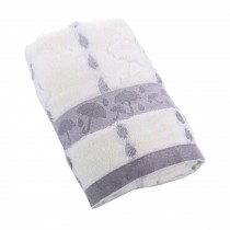 Sets of 2 Umbrella Soft Towels Luxury Cotton Towel Best Bath Towels, Gray