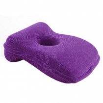 Super Soft &Mesh Nap Pillow Whith Hole Head Rest Pillows Cushion Pillow,Purple