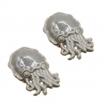 Set Of 2 Home Ceramic Drawer Pull Handles Cabinet Knobs, Octopus
