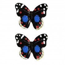 2PCS Beautiful Butterfly Drawer Pull Handles Cabinet Knobs,No.2
