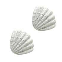 Ocean Style Drawer Pull Handles Cabinet Knobs Set Of 2, White Shell