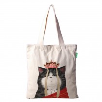 Lovely Cat Handbag Canvas Bag Single Shoulder Bag Eco Bag,No.1