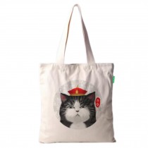 Lovely Cat Handbag Canvas Bag Single Shoulder Bag Eco Bag,No.2