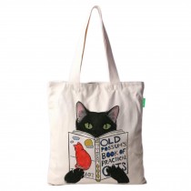 Cute Cat Single Shoulder Handbag Eco Bag Canvas Bag,No.4