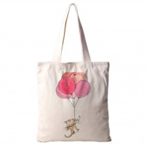 Lovely Single Shoulder Handbag Eco Bag Canvas Bag Cute Cat Pattern,No.1