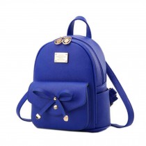 Women's Lovely Leisure Backpack Elegant Shoulder Bag School Backpack, Blue