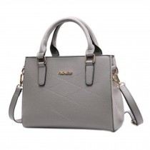 Elegant Handbag Shoulder Bag Messenger Bag Purse For Ladies, Grey