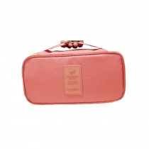 Portable Travel Storage Organizers Closet  Folding Underwear  Bag - Pink