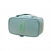Portable Travel Storage Organizers Closet  Folding Underwear  Bag - Light Blue