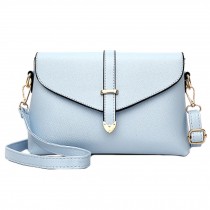 Womens Fashionable Handbag Purse Messenger Bag Shoulder Bag PU Leather, Blue