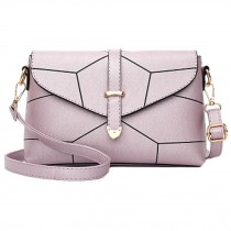 Womens Fashion Handbag Messenger Bag Totes PU Leather Purses, Light Purple