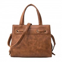 Vintage Style Handbag Purse Shoulder Bag Crossbody Bag PU Leather, Brown