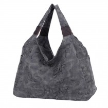 Vintage Style Shoulder Bag Handbag Durable Practical Canvas Bag Girls, D
