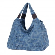 Vintage Style Shoulder Bag Handbag Durable Practical Canvas Bag Girls, E