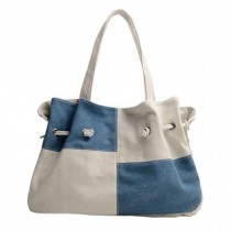 Womens Stylish Canvas Handbag Shoulder Hand Bag Purse Tote Bag, C