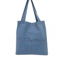 Handmade Cowboy Bag, Simple Washing Canvas Bags, Shopping Bag, J