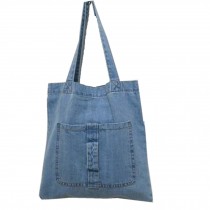 Handmade Cowboy Bag, Simple Washing Canvas Bags, Shopping Bag, L