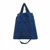 Handmade Cowboy Bag, Simple Washing Canvas Bags, Shopping Bag, M