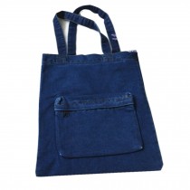 Handmade Cowboy Bag, Simple Washing Canvas Bags, Shopping Bag, V