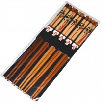 Chinese Traditional Bamboo Chopsticks With Classical Fu Word Pattern