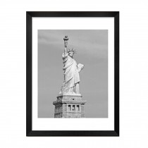 Home Accessories Statue of Liberty Picture Black Frame