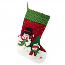 17" Christmas Stocking Tree Hanging Xmas Decoration Santa Claus Stocking Gift N
