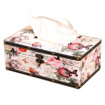 Rectangle/Leather Tissue Box/Holder Classical Country Style  (25.5*15*9cm)