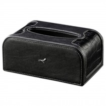 Stylish Tissue Box Rectangle Automobile/Home Tissue Holder Paper Box Black